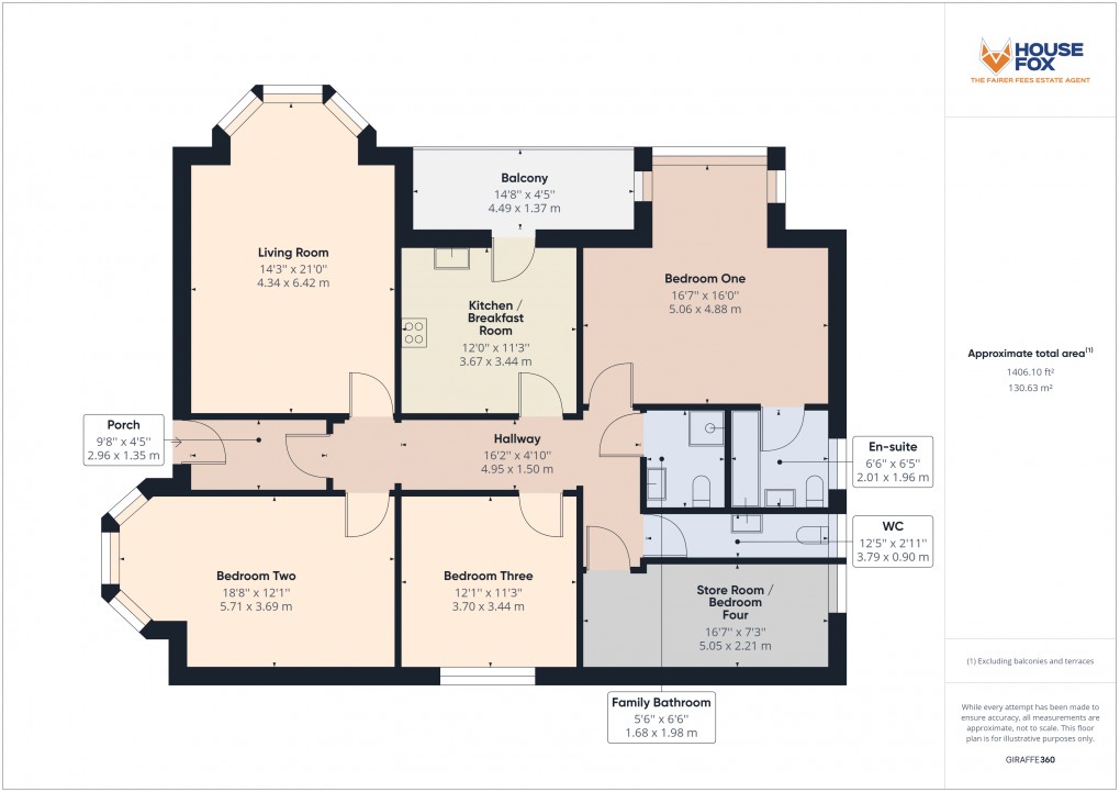 Floorplan for Clarence Road East, Weston-Super-Mare, Somerset