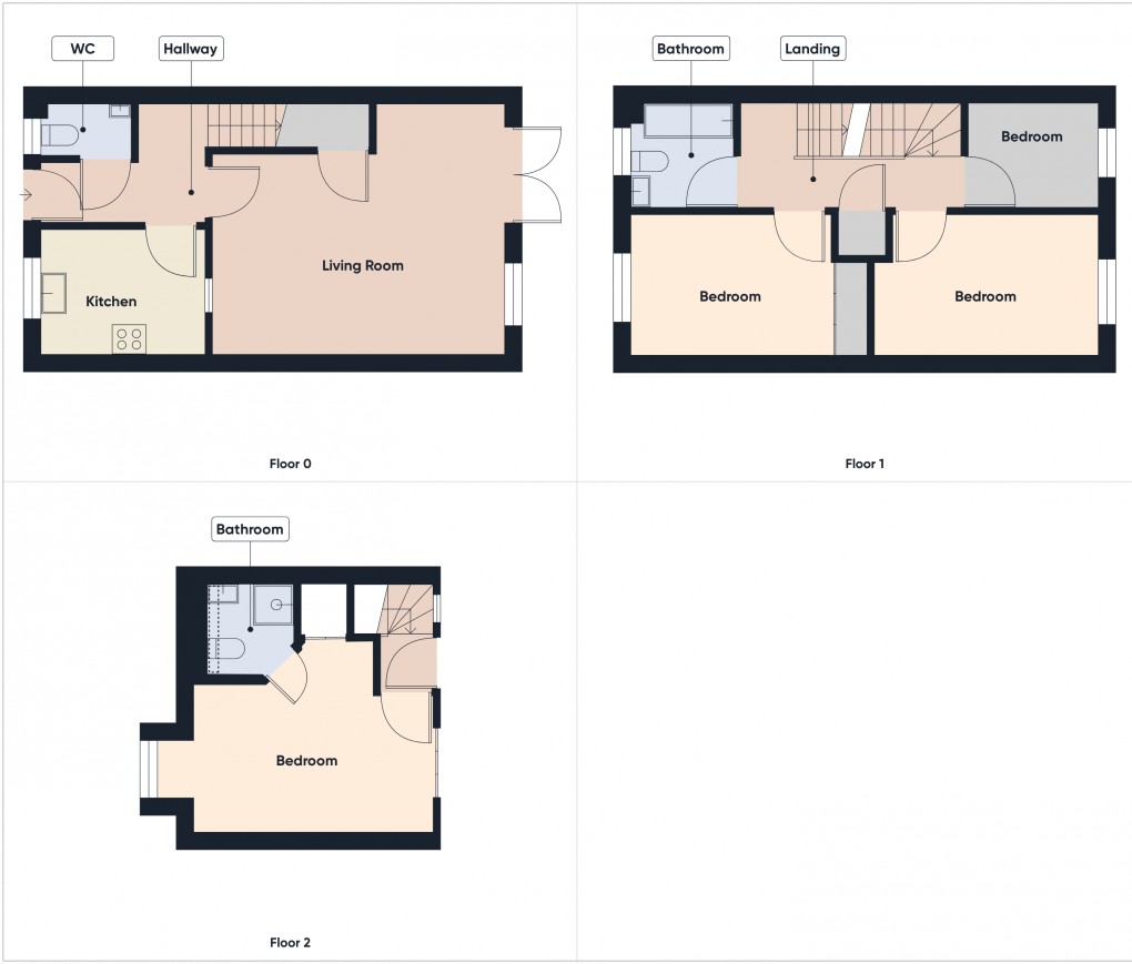 Floorplan for Hill Road, Weston-Super-Mare, Somerset