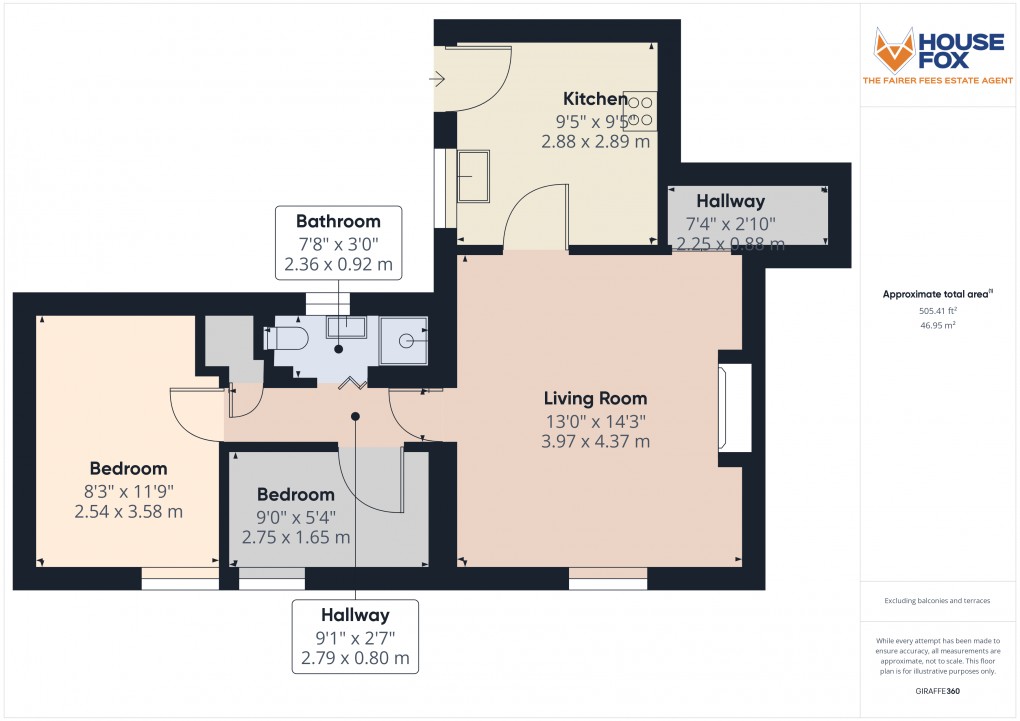 Floorplan for Golf Links Road, Burnham-on-Sea, Somerset