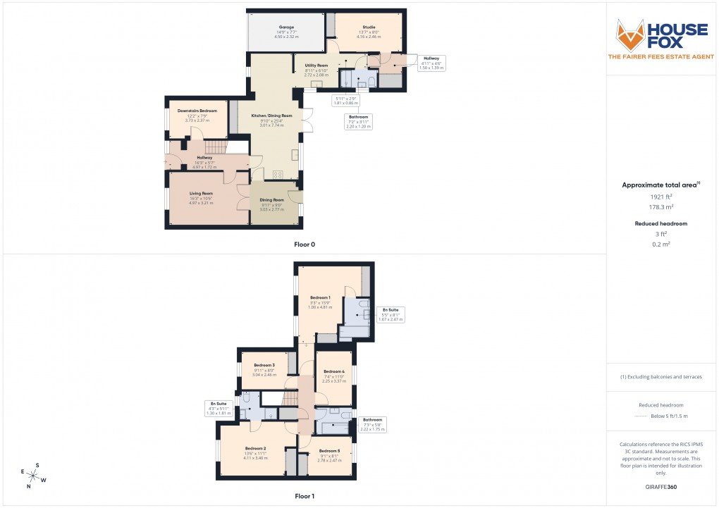Floorplan for St Georges, Weston-Super-Mare, Somerset