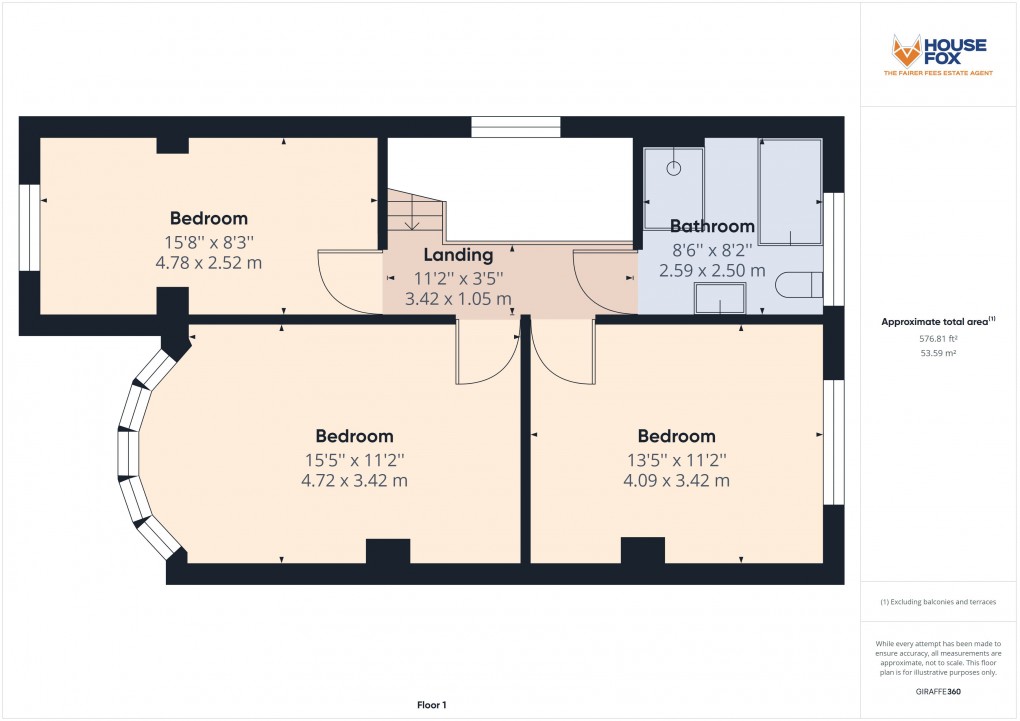 Floorplan for Hillcroft Close, Worlebury Weston-Super-Mare, Somerset