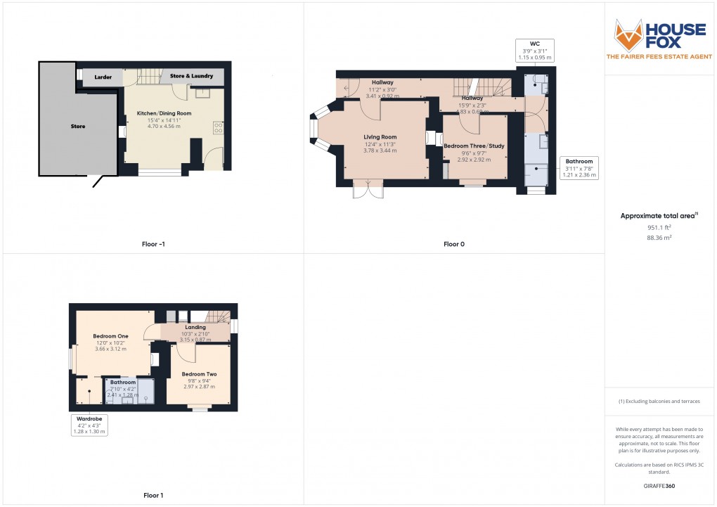 Floorplan for Upper Church Road, Weston-Super-Mare, Somerset