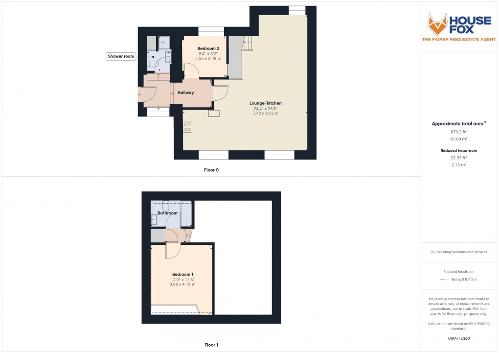 Floorplan for Atlantic Road, Weston-Super-Mare, Somerset