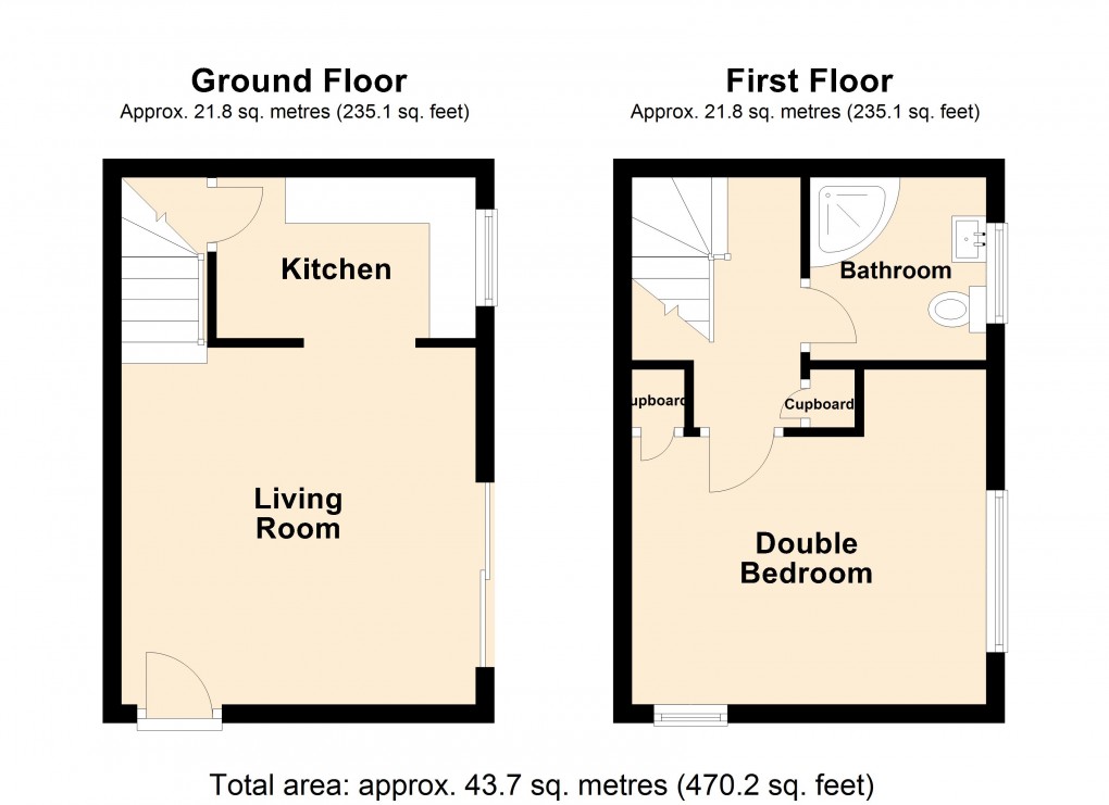 Floorplan for Hambledon Road, St Georges, Weston-Super-Mare, Somerset