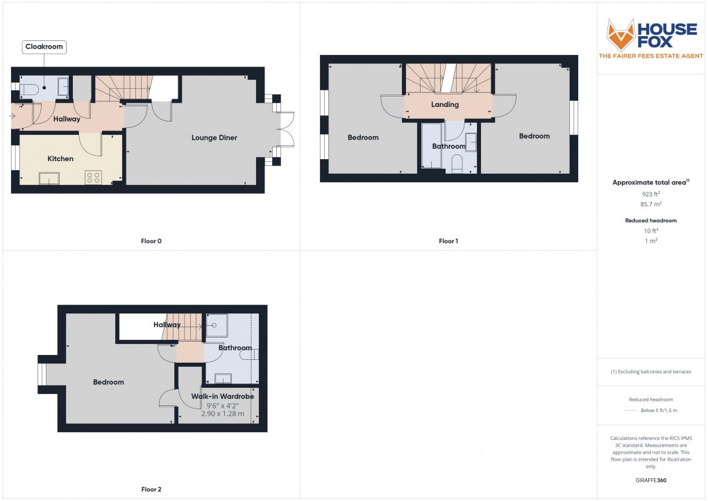 Floorplan for Badgers Way, Weston Village, Weston-Super-Mare, Somerset