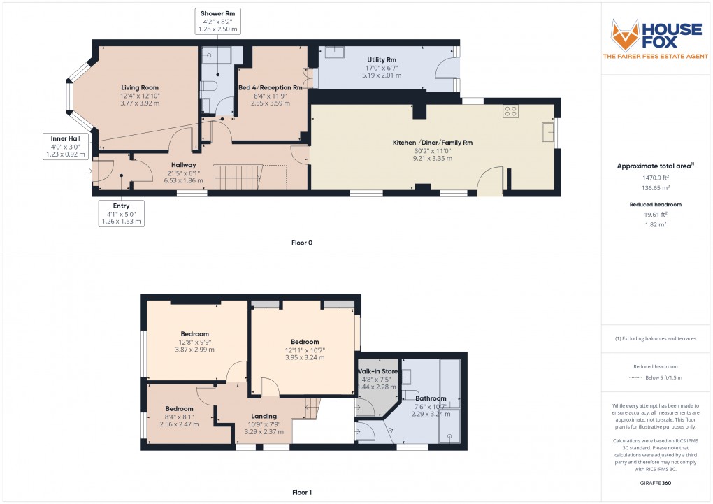 Floorplan for Ashcombe Road, Weston-Super-Mare, Somerset