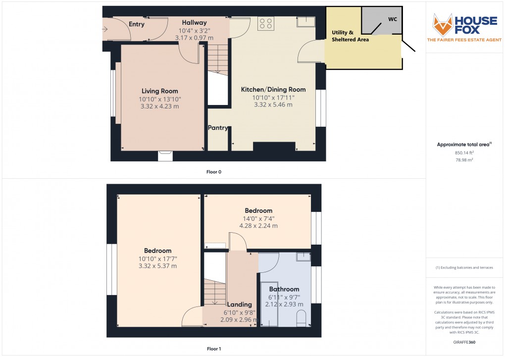 Floorplan for Coronation Road, Worle, Weston-Super-Mare, Somerset