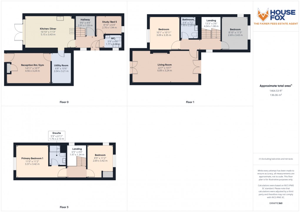 Floorplan for Scarf Drive, Locking Parklands, Weston-Super-Mare, Somerset