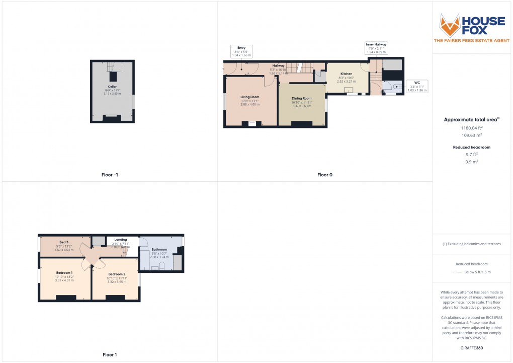 Floorplan for Clyce Road, Highbridge, Somerset
