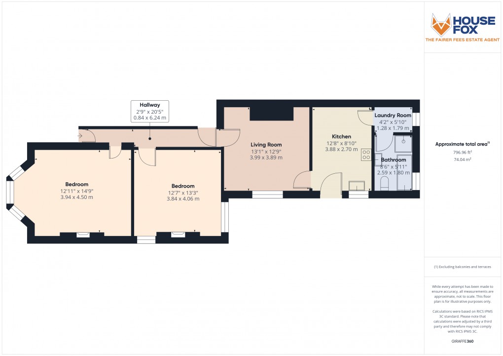 Floorplan for Milton Road, Weston-Super-Mare, Somerset