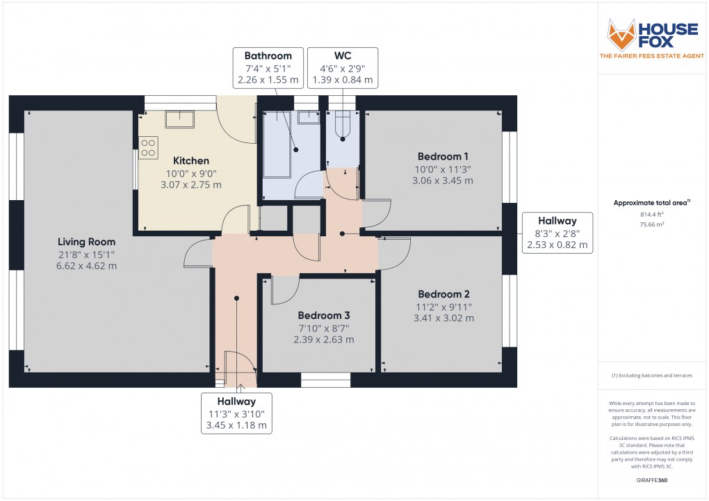 Floorplan for Mark, Highbridge, Somerset