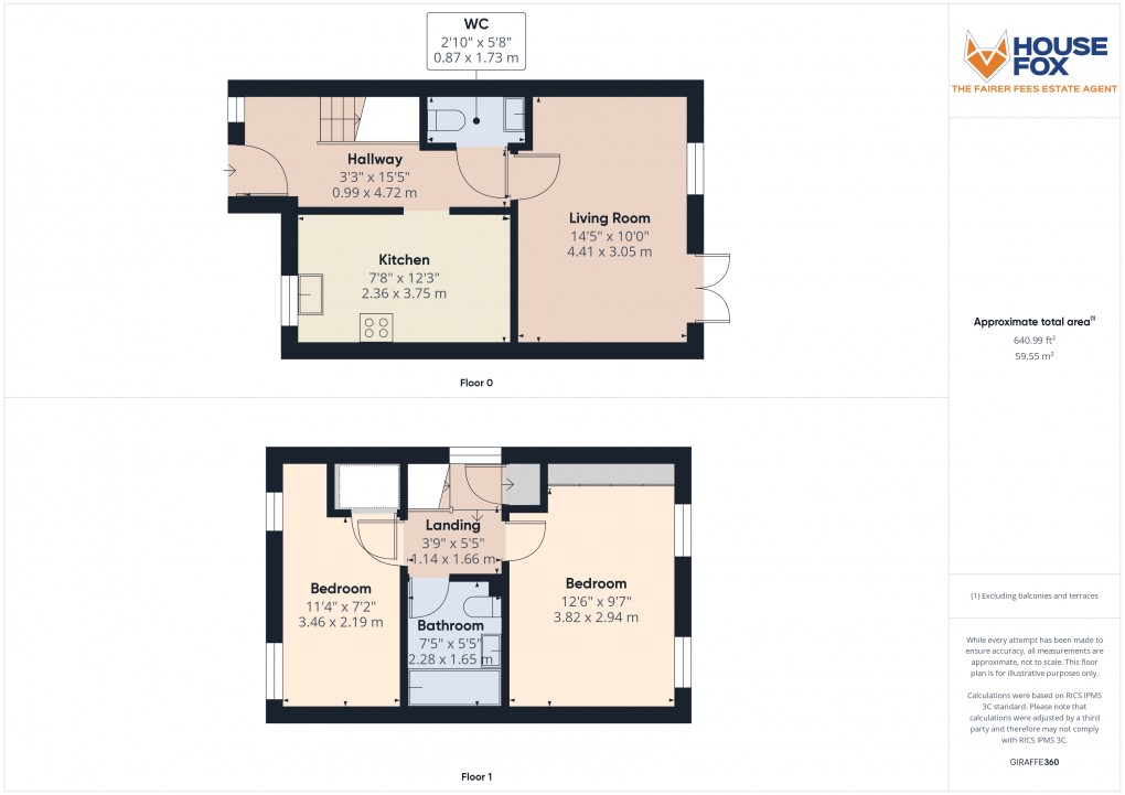 Floorplan for Aspen Park Road, Weston-Super-Mare, Somerset