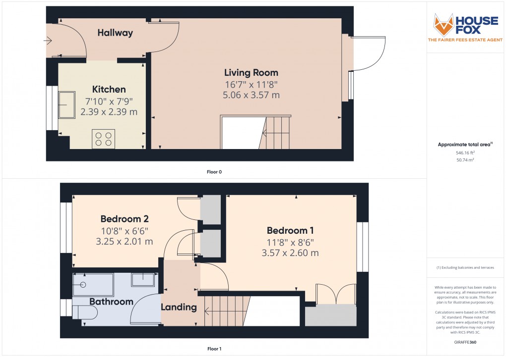 Floorplan for Yarbury Way, Weston-Super-Mare, Somerset