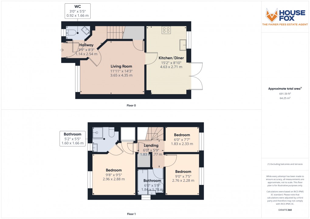 Floorplan for Leonides Avenue, Haywood Village, Weston-Super-Mare, Somerset