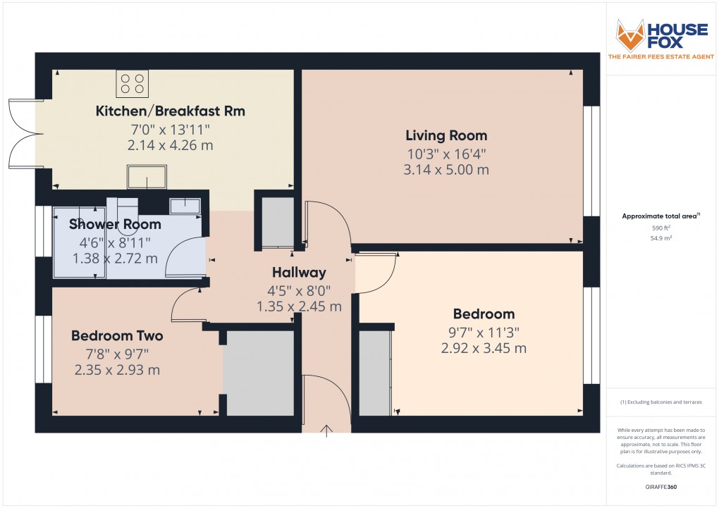 Floorplan for Kewstoke, Weston-Super-Mare, Somerset