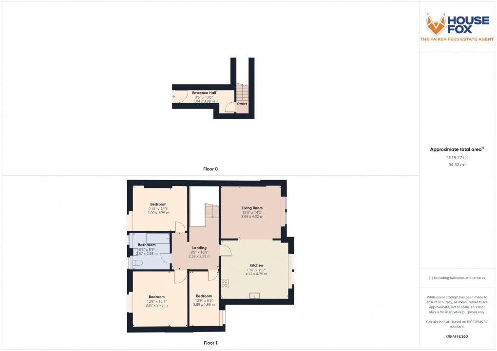 Floorplan for Boulevard, Weston-Super-Mare, Somerset