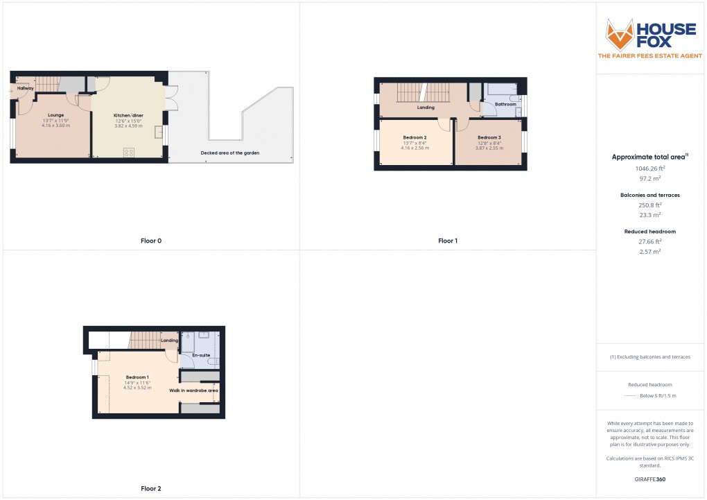 Floorplan for St Georges, Weston-Super-Mare, Somerset