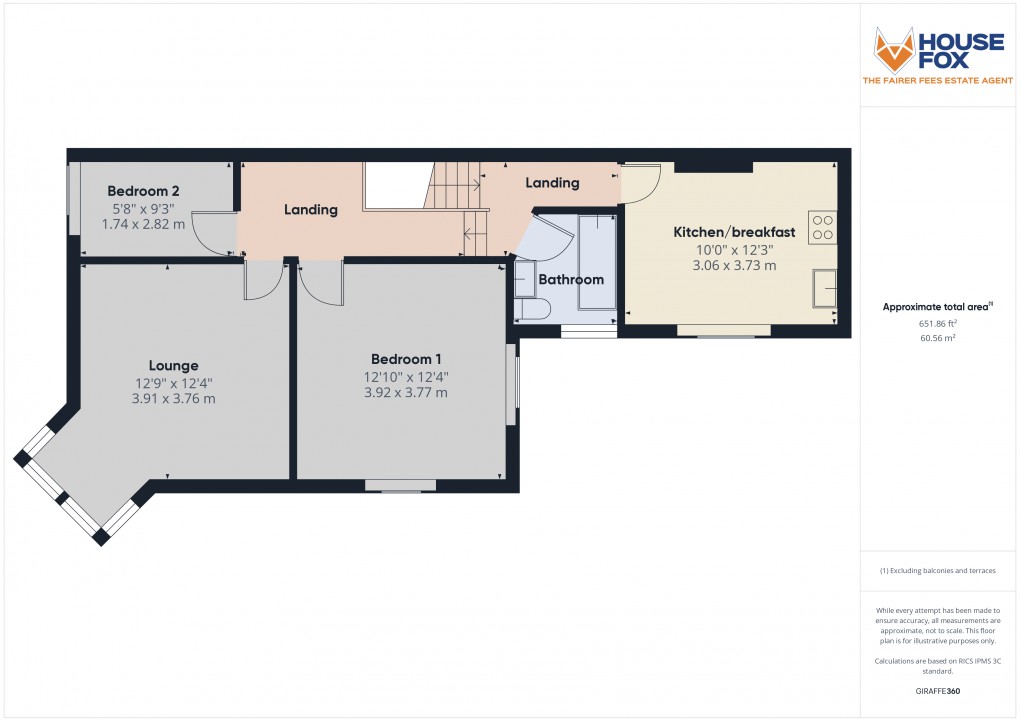 Floorplan for St Pauls Road, Weston-Super-Mare, Somerset