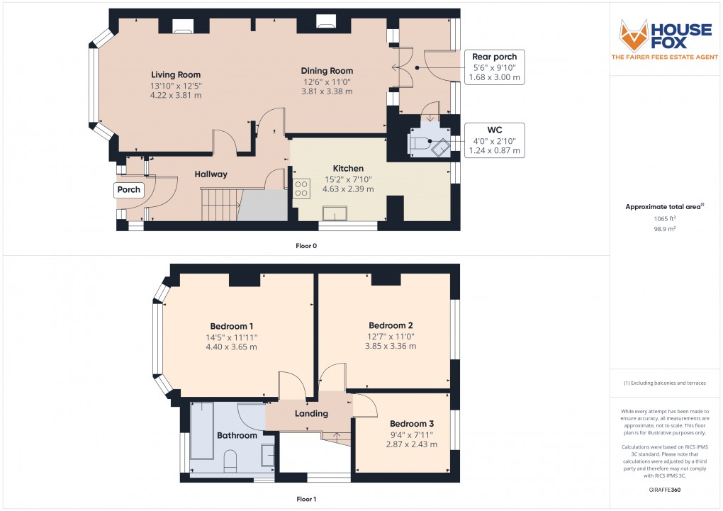 Floorplan for Locking Road, Weston-Super-Mare, Somerset