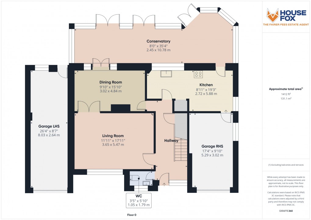 Floorplan for Broadleaze Way, Winscombe, Somerset