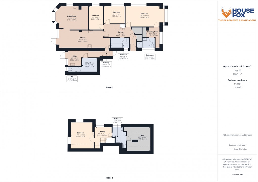 Floorplan for Cliff Road, Weston-Super-Mare, Somerset