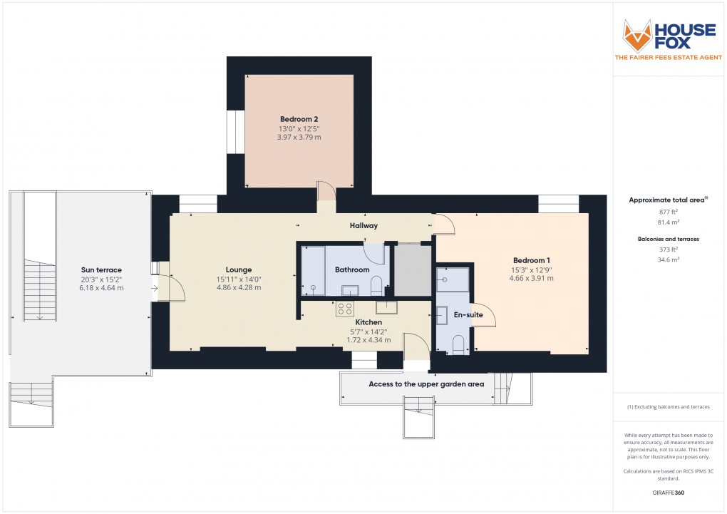 Floorplan for Upper Kewstoke Road, Weston-Super-Mare, Somerset