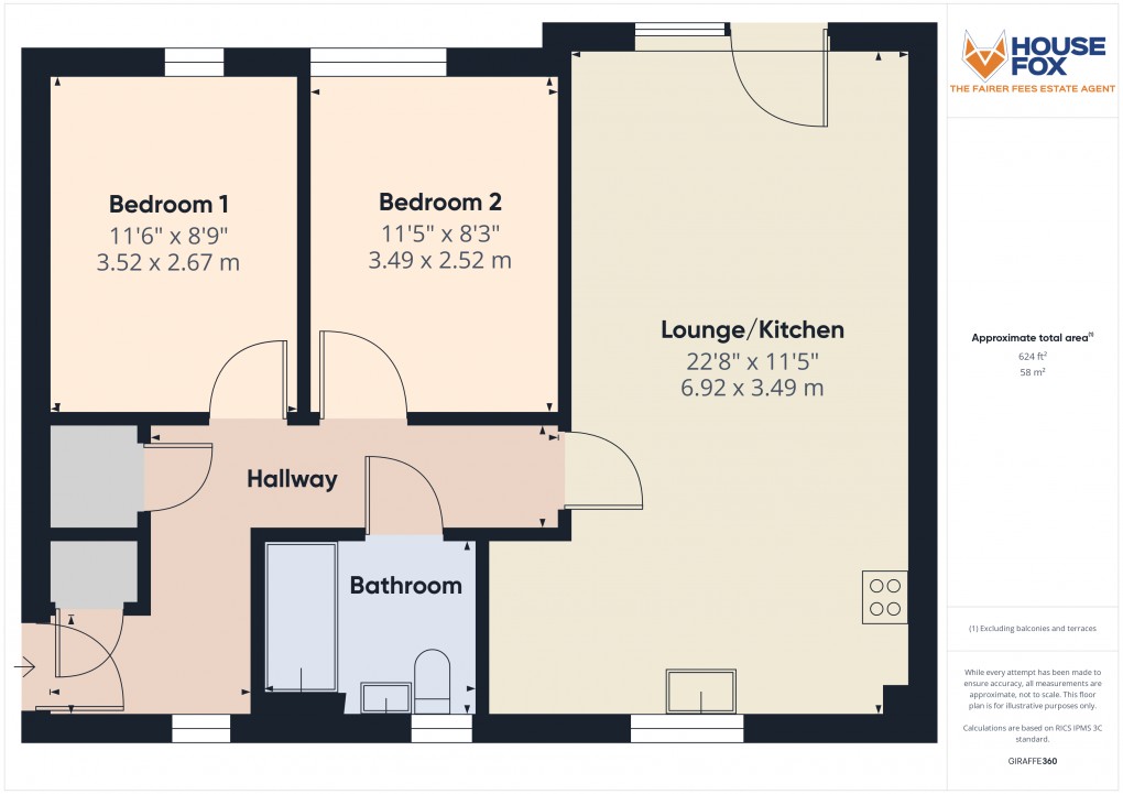 Floorplan for Cowleaze Path, Banwell, Weston super Mare, Somerset