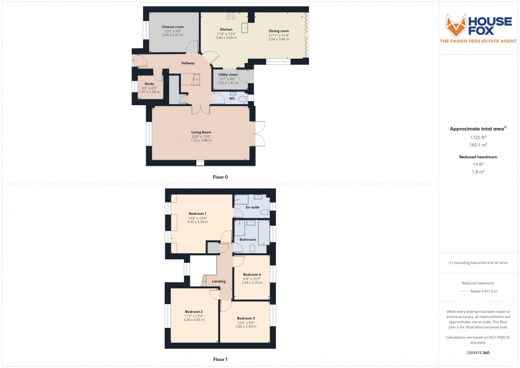 Floorplan for Market Avenue, St.Georges, Weston-Super-Mare, Somerset