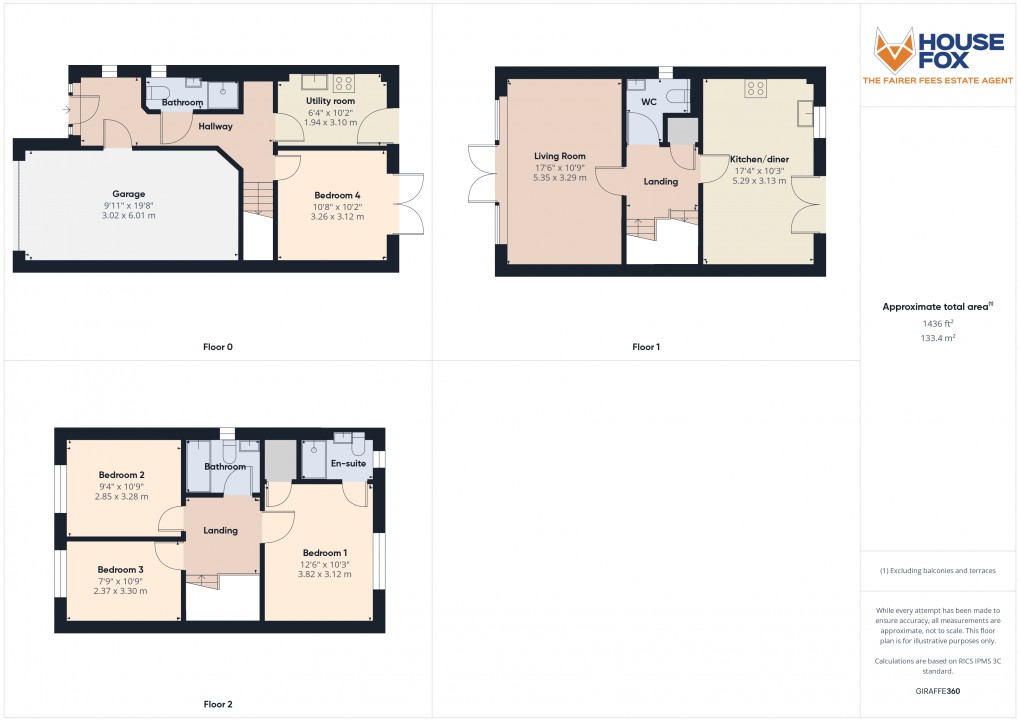 Floorplan for Faraday Road, Locking Parklands, Weston-Super-Mare, Somerset