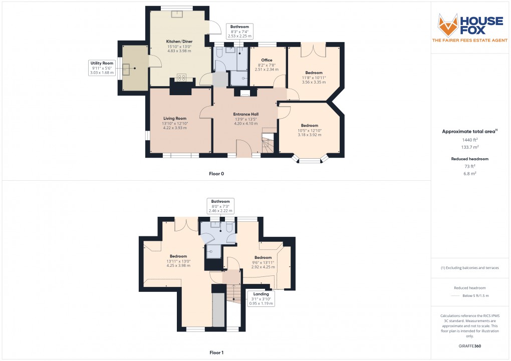 Floorplan for Wolvershill, Banwell, Somerset