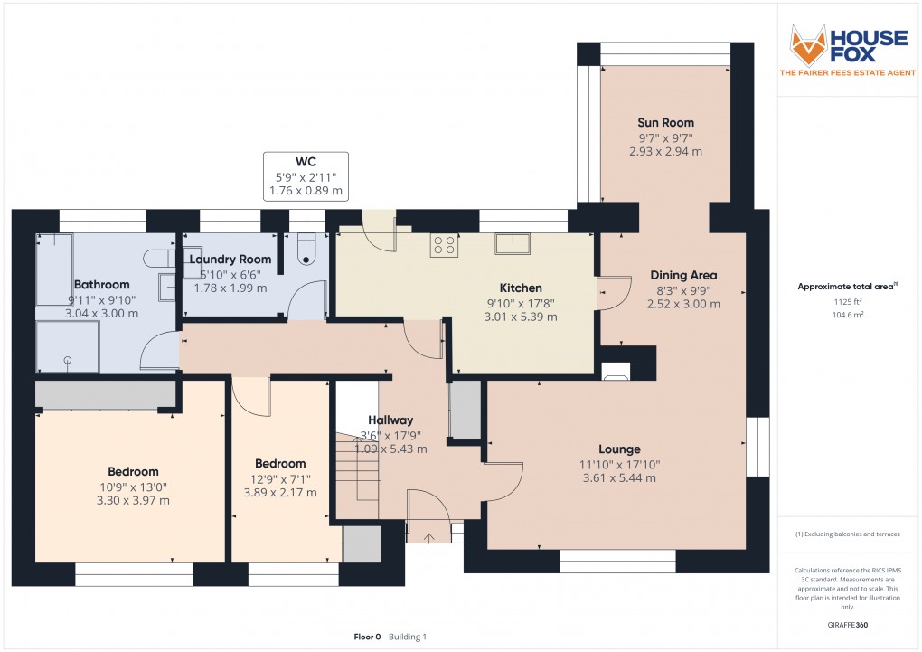 Floorplan for Mark, Highbridge, Somerset