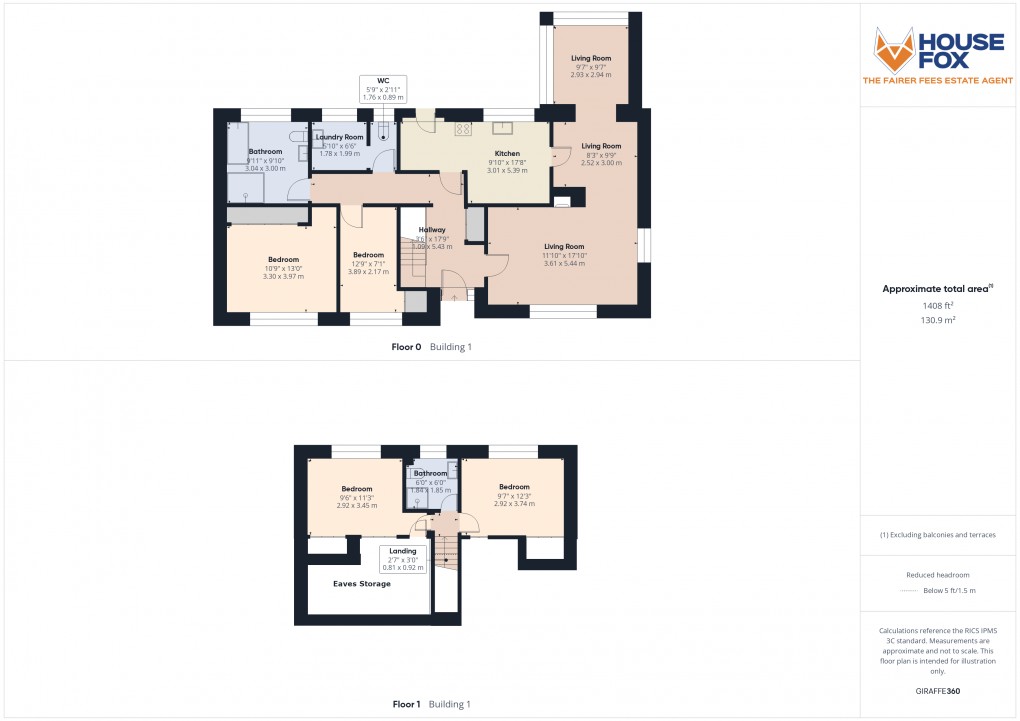 Floorplan for Mark, Highbridge, Somerset