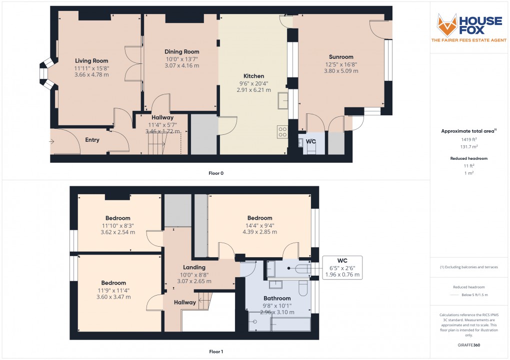 Floorplan for Langford Road, Weston-Super-Mare, Somerset