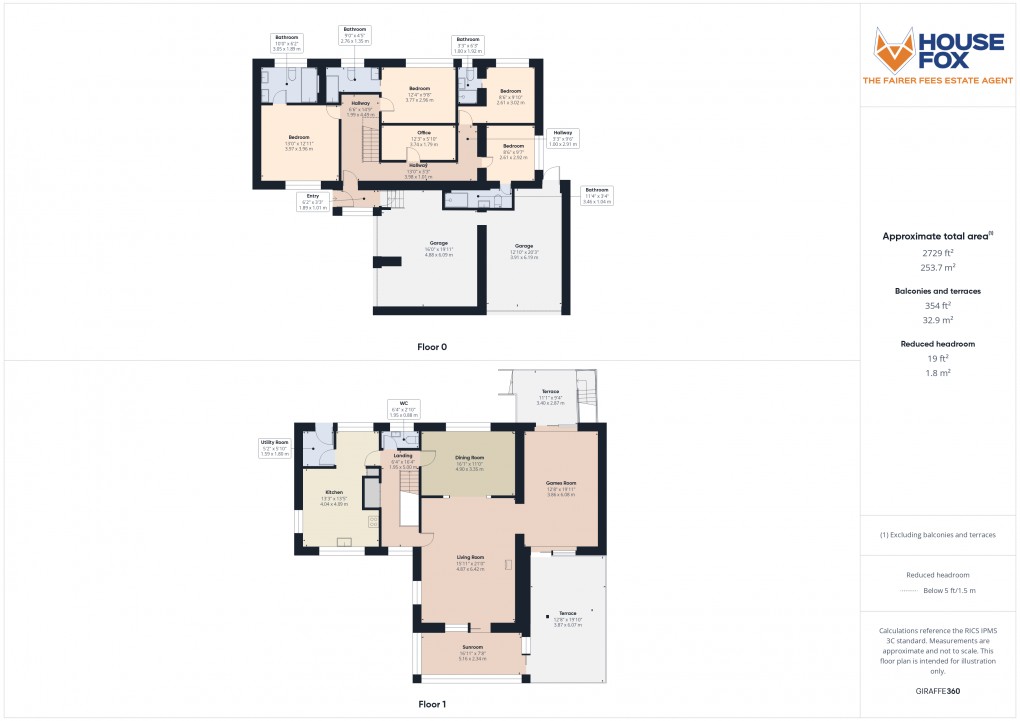 Floorplan for Kewstoke, Weston-Super-Mare, Somerset