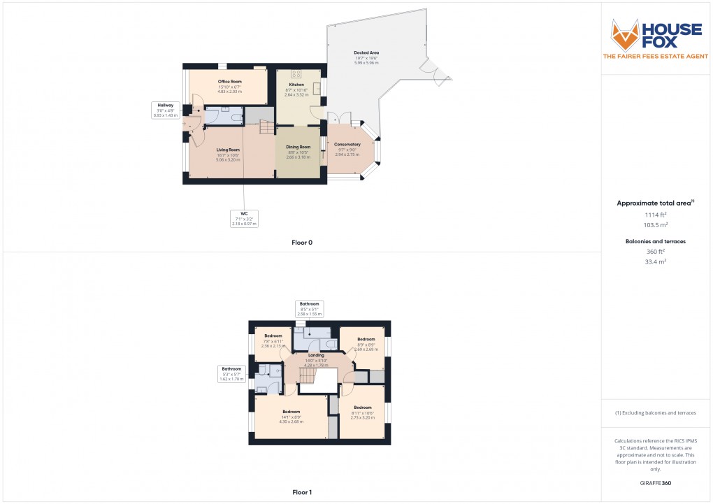 Floorplan for Wick St Lawrence, Weston-Super-Mare, Somerset
