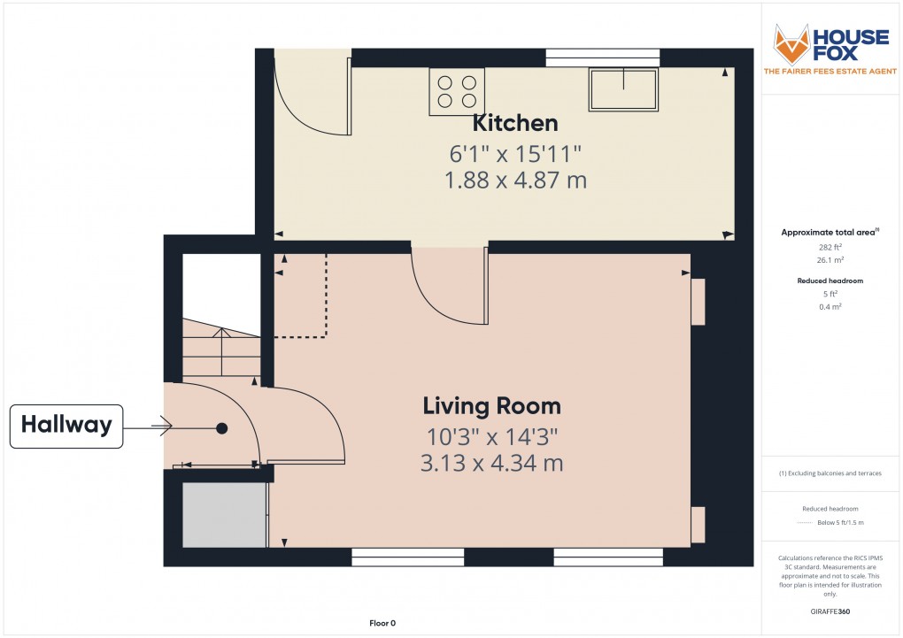 Floorplan for Pembroke Road, Weston-Super-Mare, Somerset