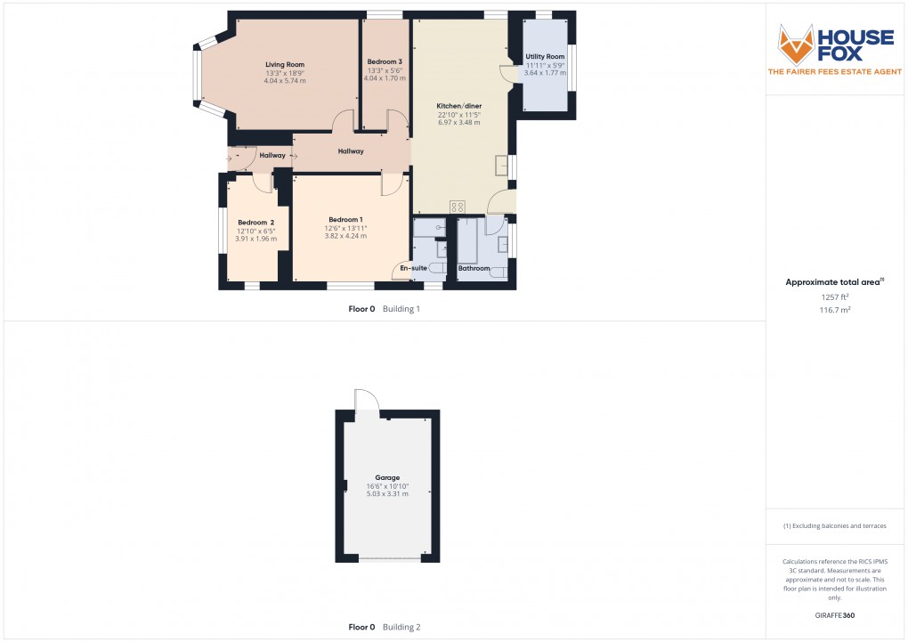 Floorplan for Milton, Weston-Super-Mare, Somerset
