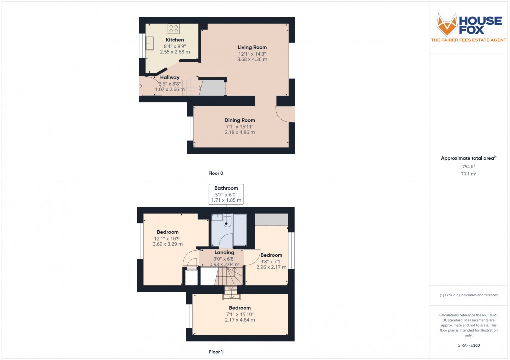 Floorplan for Locking Castle, Weston-Super-Mare, Somerset