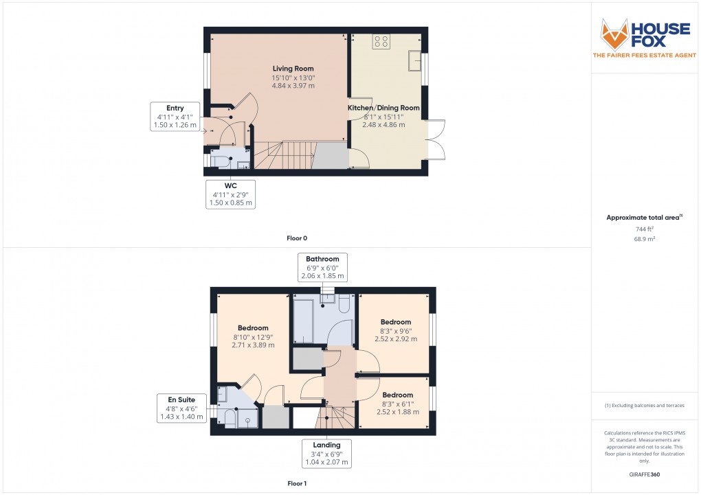 Floorplan for Cherokee Road, Weston-Super-Mare, Somerset