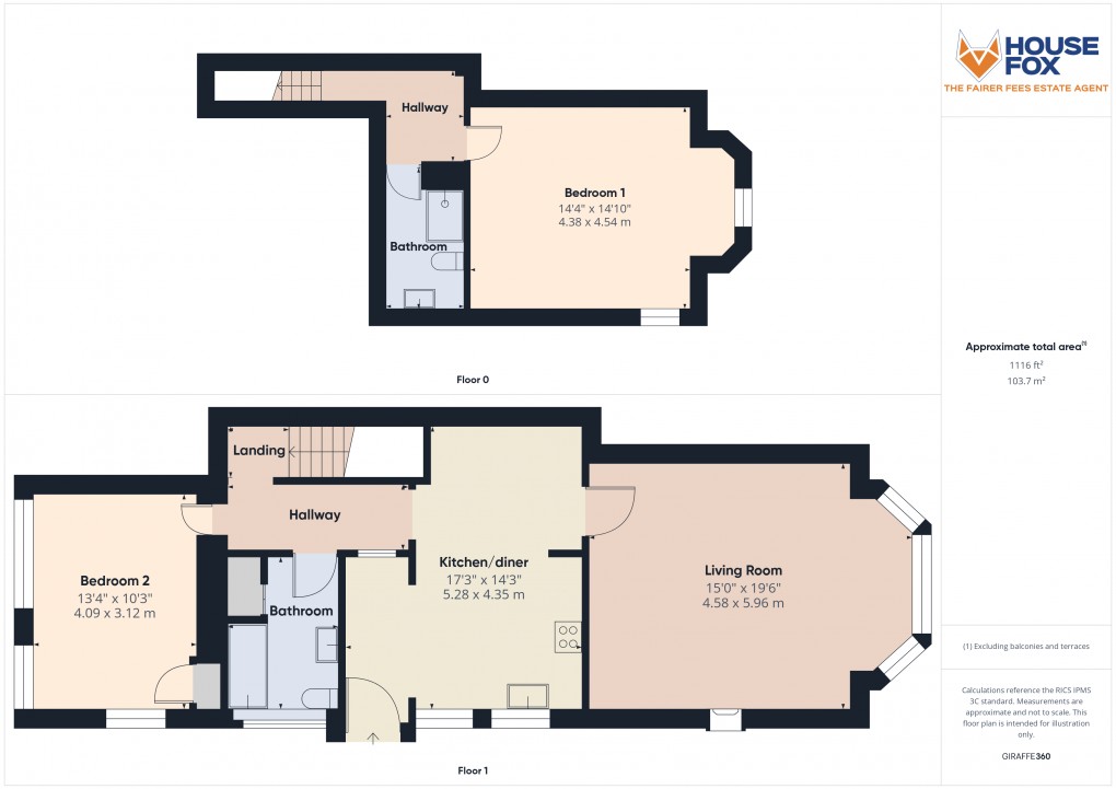 Floorplan for Cecil Road, Weston-Super-Mare, Somerset