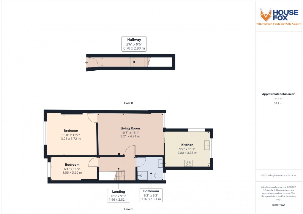 Floorplan for Moorland Road, Weston-Super-Mare, Somerset