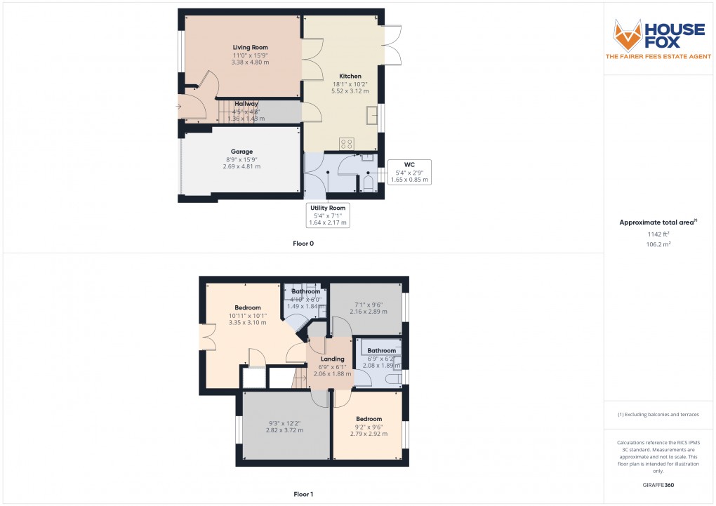 Floorplan for Cougar Road, Haywood Village, Weston-Super-Mare, Somerset