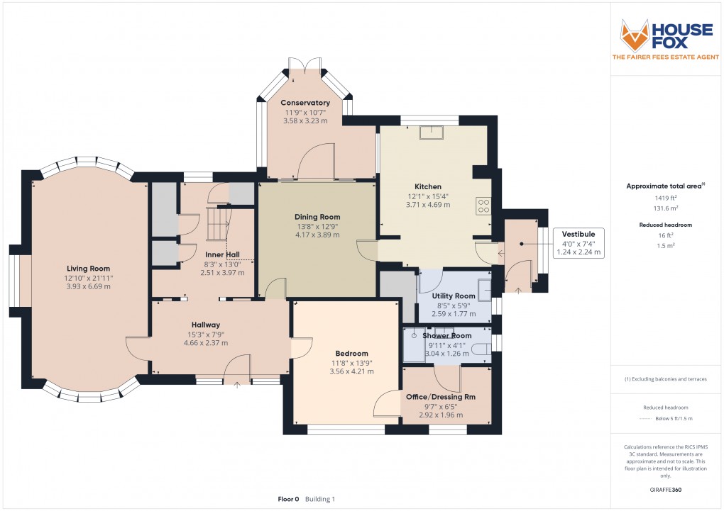 Floorplan for Mark, Highbridge, Somerset