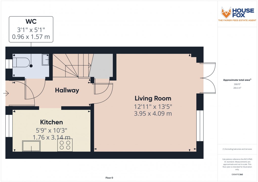 Floorplan for Allans Way, Weston-Super-Mare, Somerset