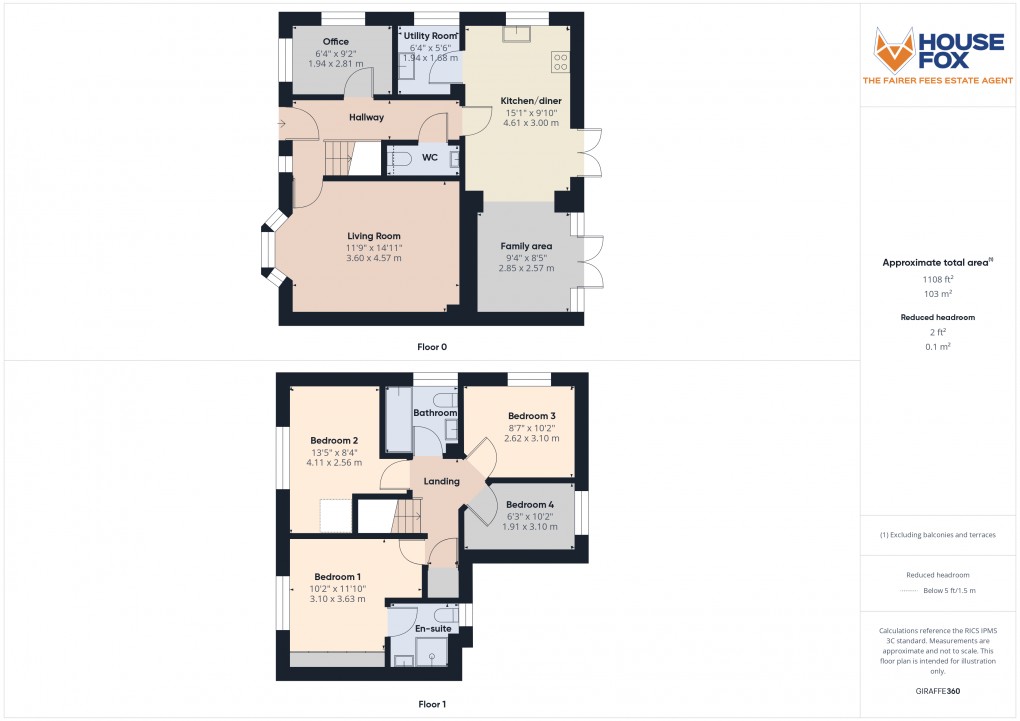 Floorplan for West Wick, Weston-Super-Mare, Somerset