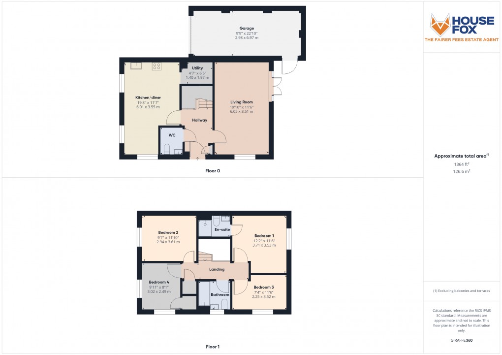 Floorplan for Blew Close, Banwell, Somerset