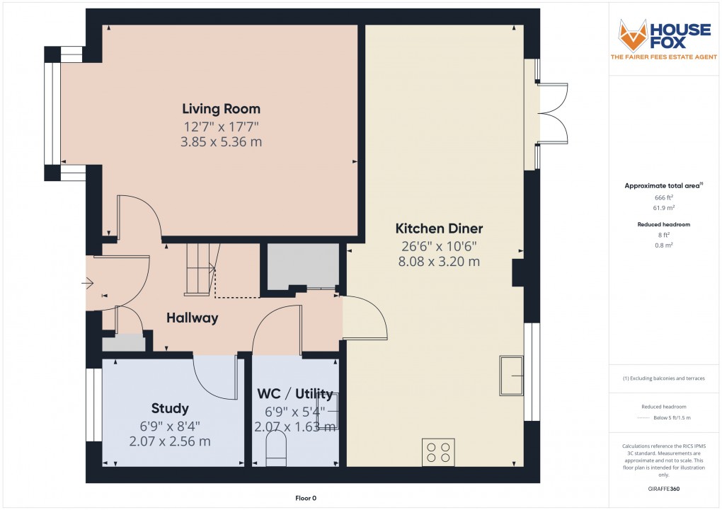Floorplan for Dyer Street, Banwell, Somerset