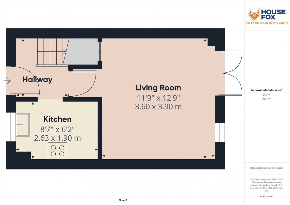 Floorplan for Pennycress, Weston-Super-Mare, Somerset