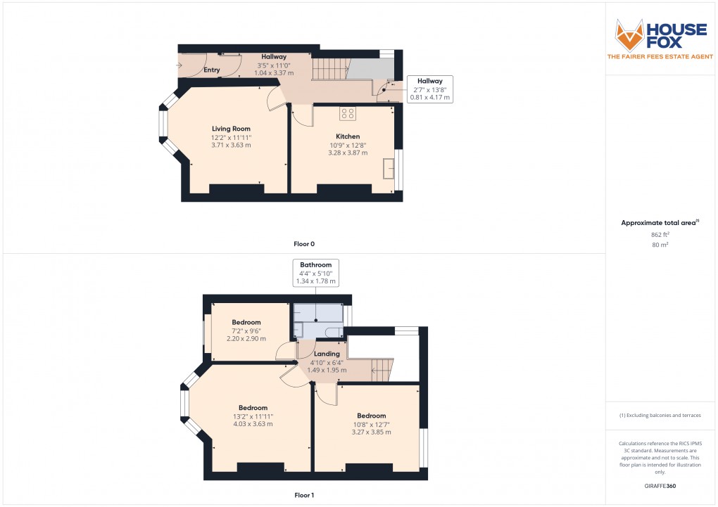 Floorplan for Albert Road, Weston-Super-Mare, Somerset