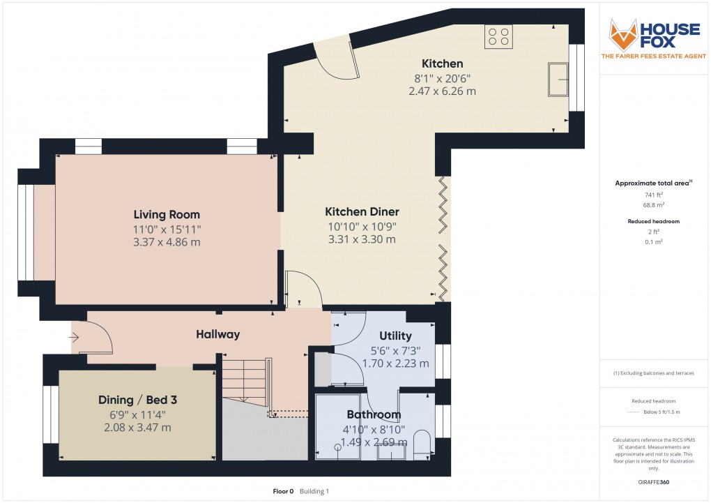 Floorplan for Mountbatten Close, Burnham-on-Sea, Somerset